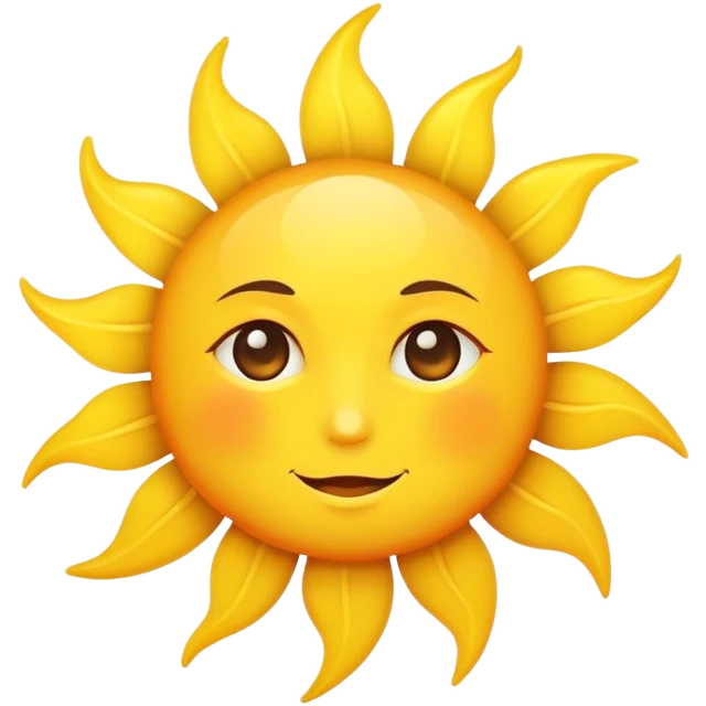 Sun  emoji