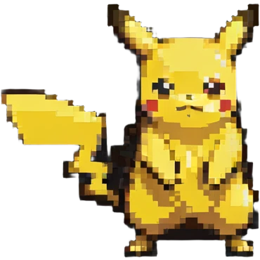 black Pikachu emoji