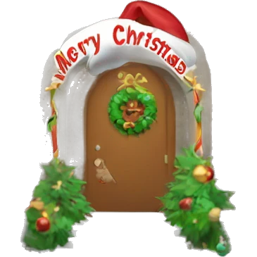 Merry Christmas banner  emoji