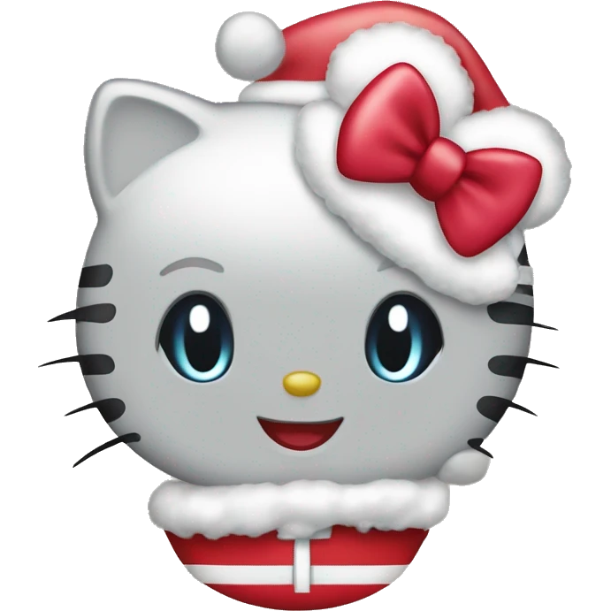 Hello kitty Christmas  emoji