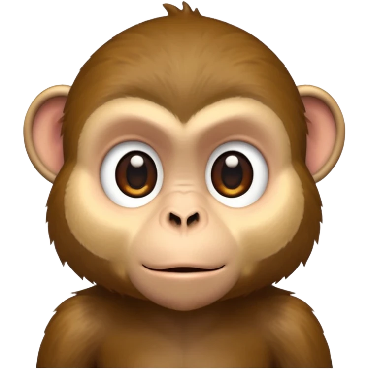 monkey facing left emoji