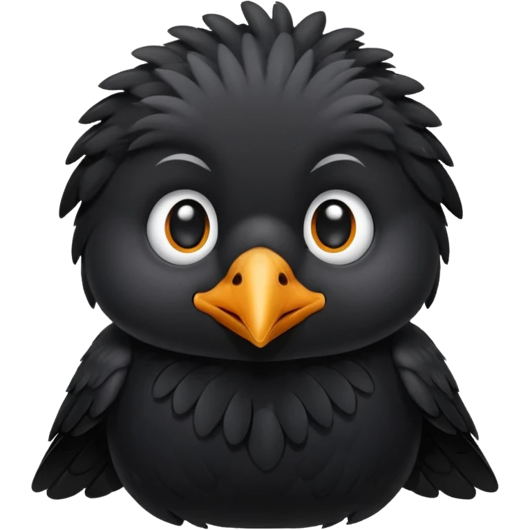 Baby crow emoji