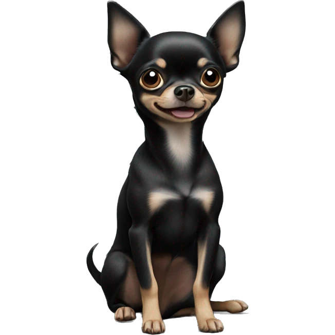 black chihuahua emoji