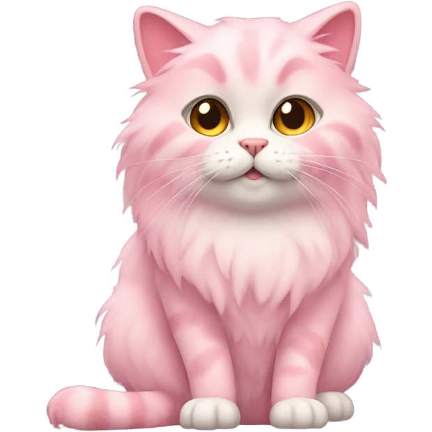 Pink cat emoji
