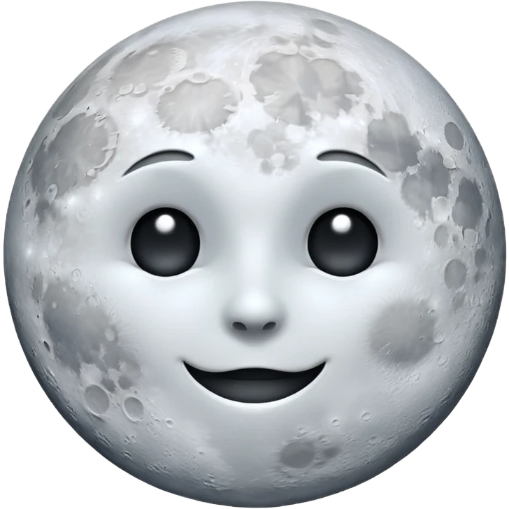 a moon emoji