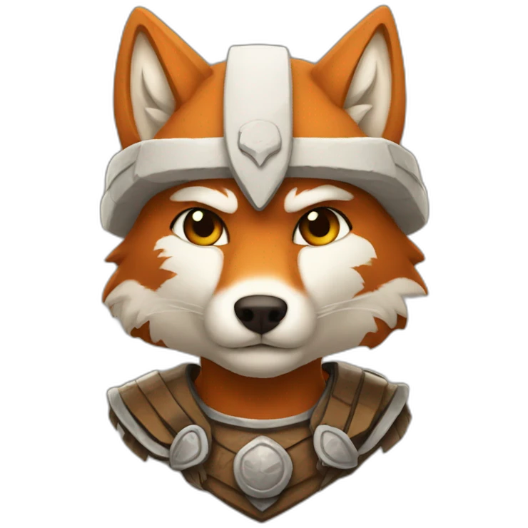 warrior fox emoji