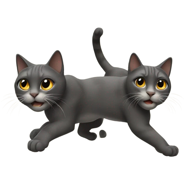 Two cat in Rocky movie poster emoji