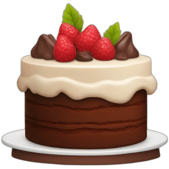 chocolate cake emoji