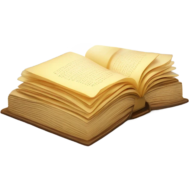 book with light rays emanating from inside the book emoji