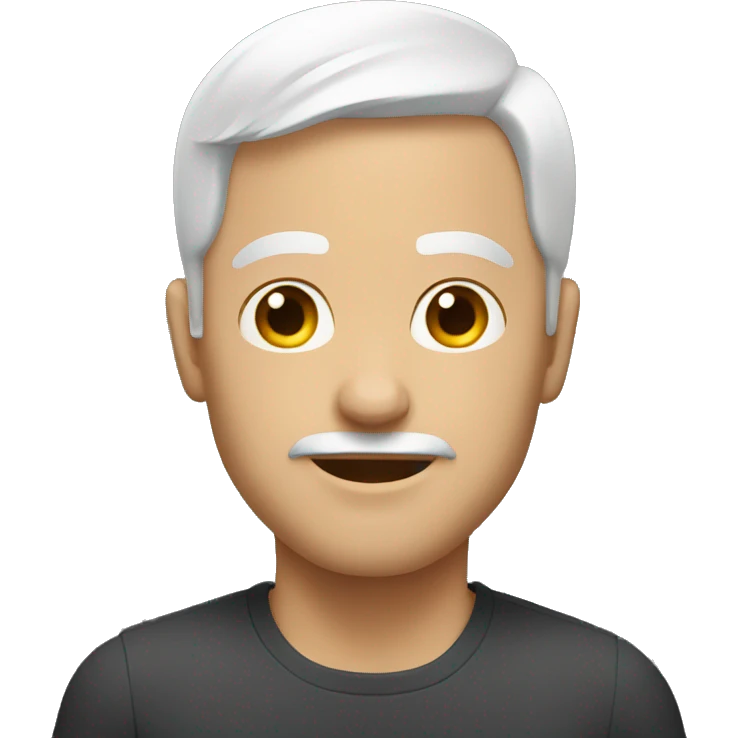 white man stretch emoji