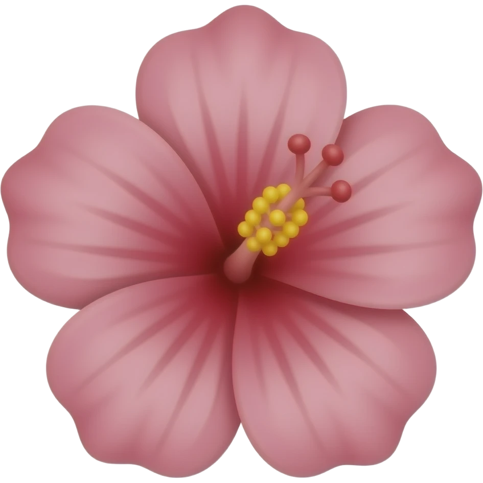 Kawaii la flor de Jamaica emoji