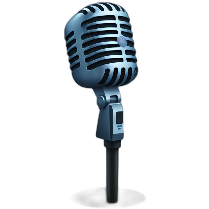 stage microphone emoji