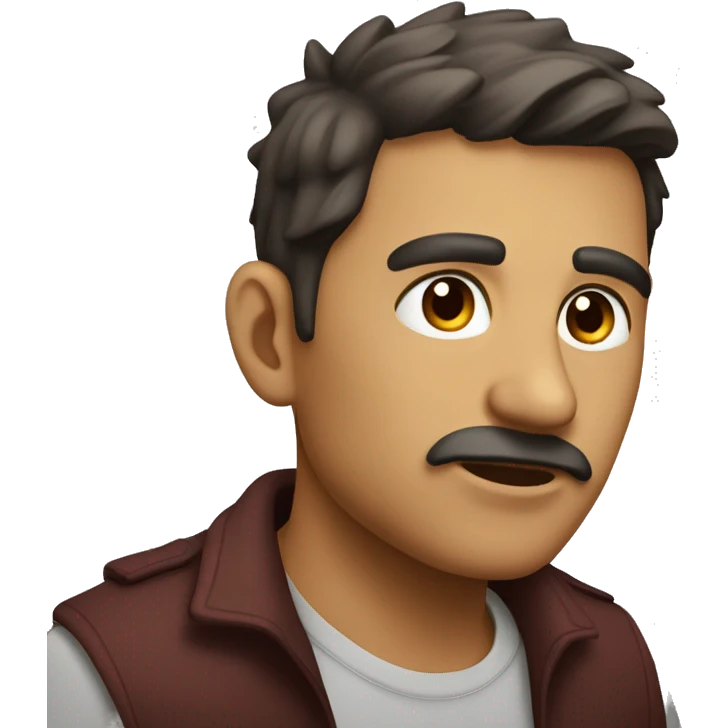bordowa kokarda  emoji