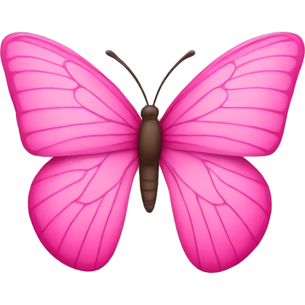 Pink Butterfly emoji