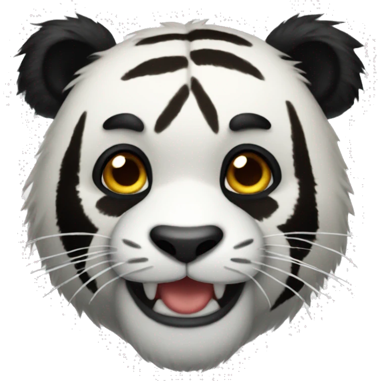 Panda tiger emoji