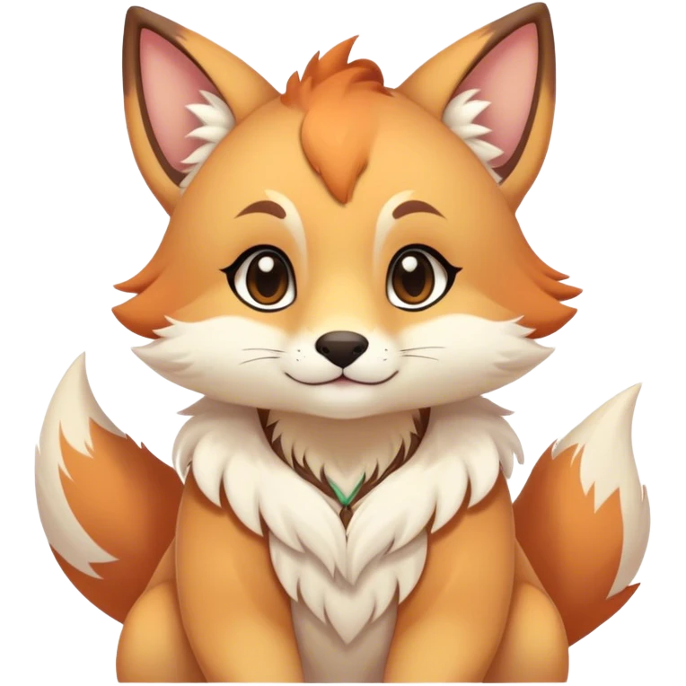 Kawaii bright fantasy ethereal anthro fursona animal emoji