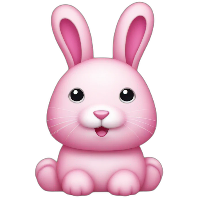 pink bunny emoji