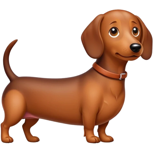 Sausage dog emoji