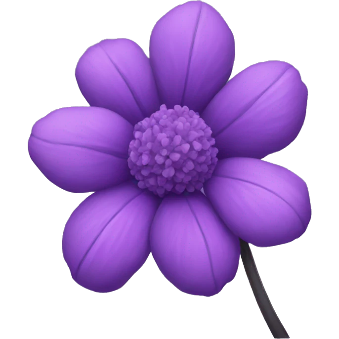 Purple flower aesthetic emoji