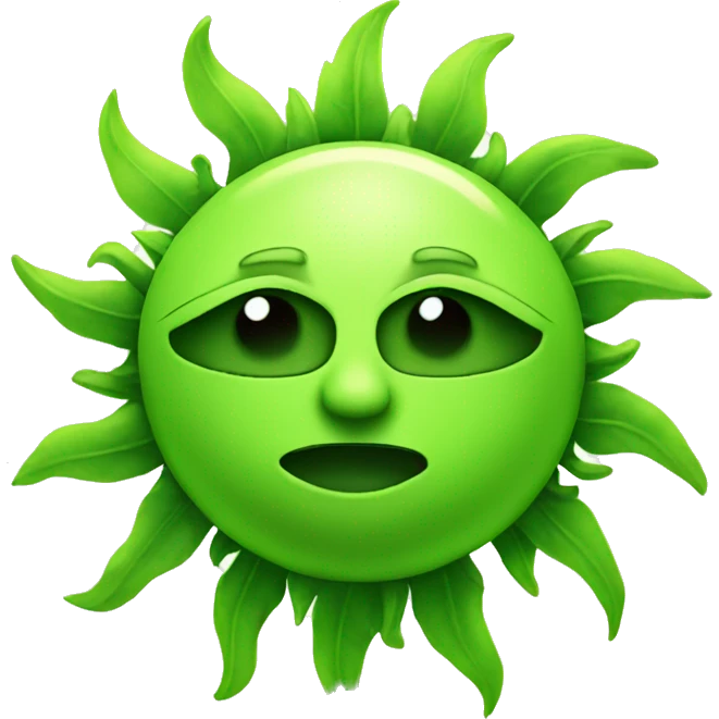 Pasok Green sun emoji