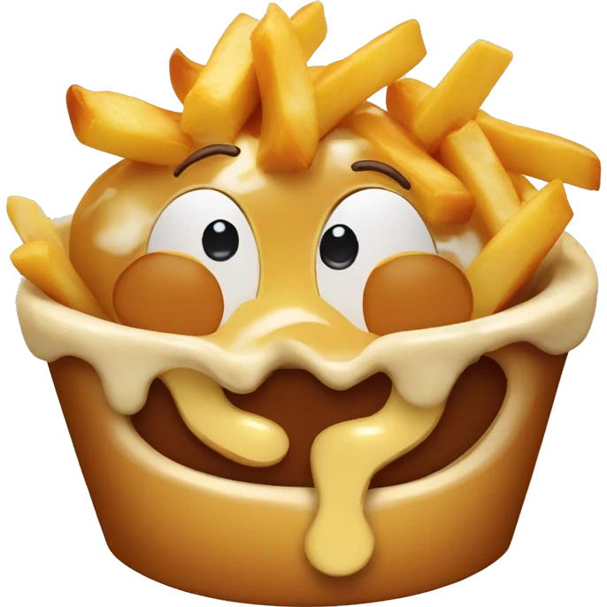 Poutine rire emoji