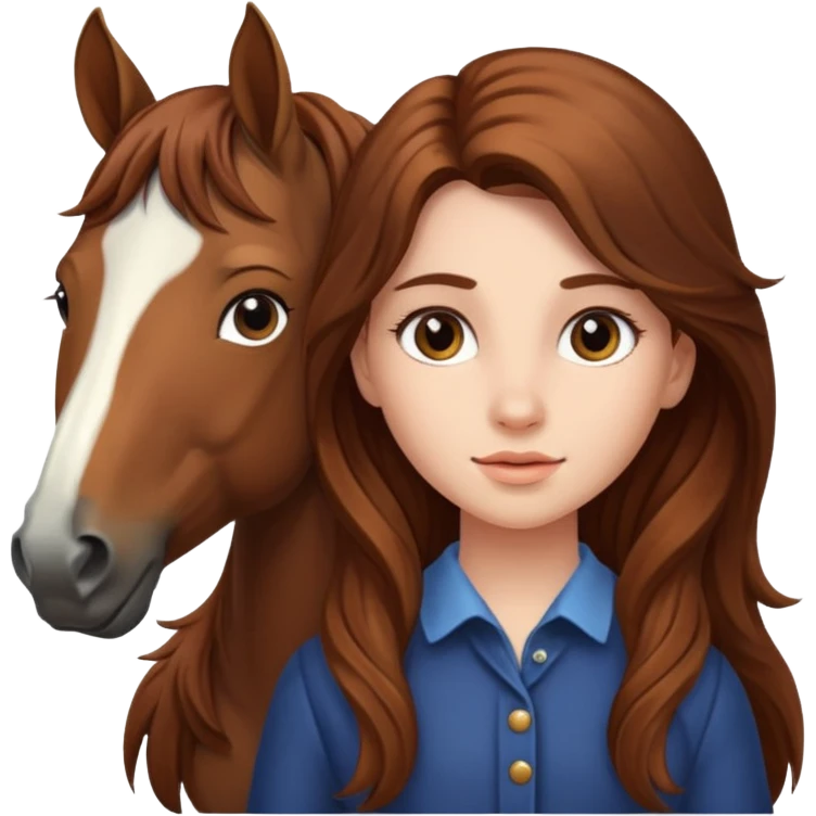 Girl with horse body emoji