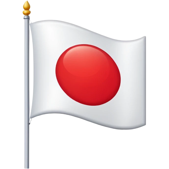 flag white and red circle emoji