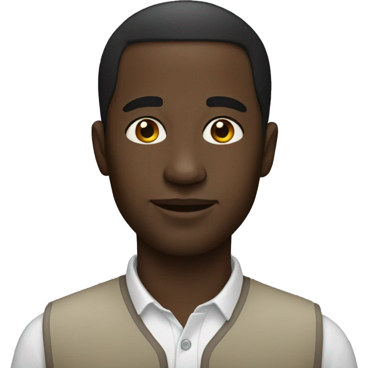 Black man emoji