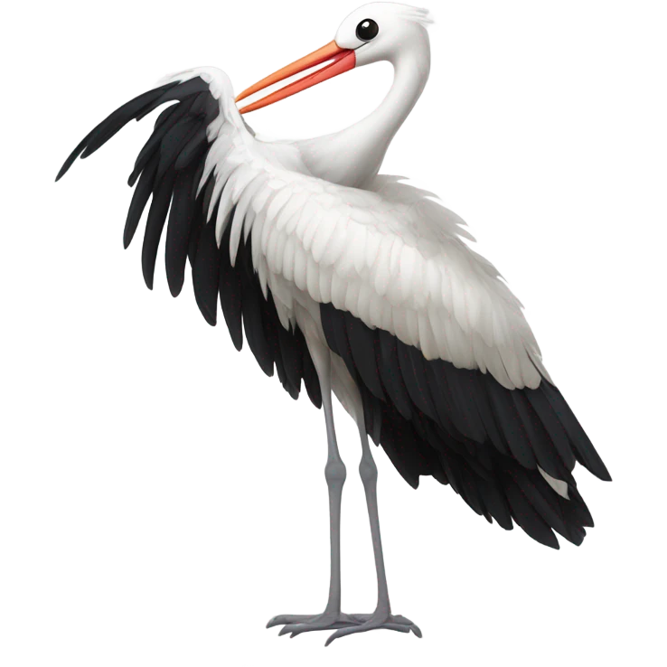 Stork emoji