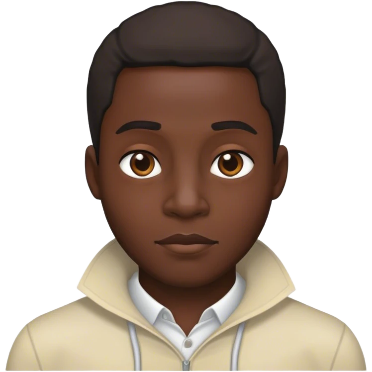 Homme noir  emoji