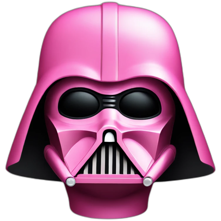 darth vader in pink suit emoji