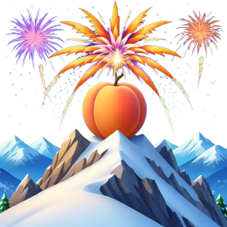 Combine "🍑🏔🧨" emoji