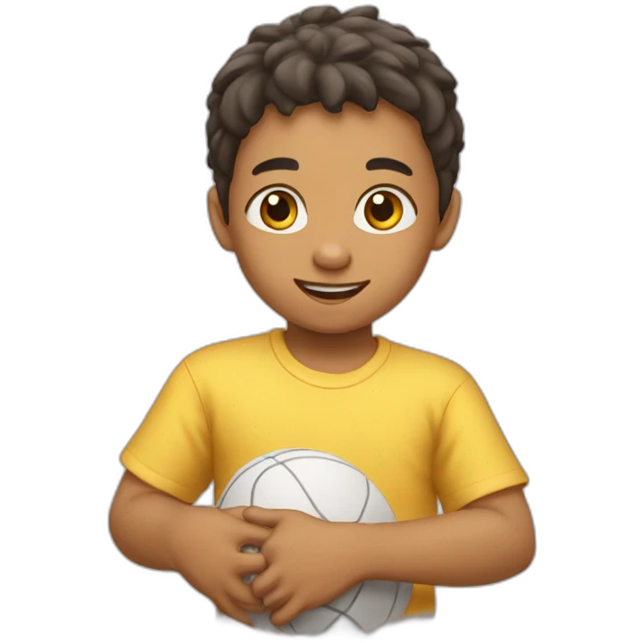 niños jugando  emoji