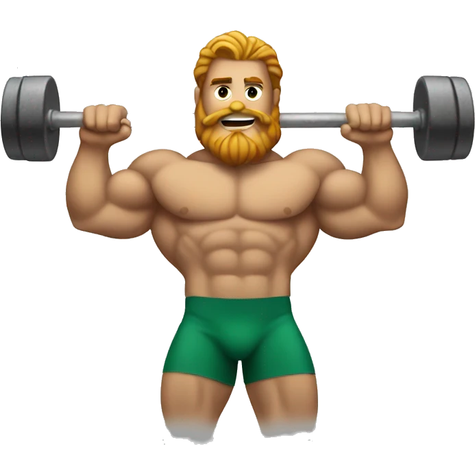 aquaman lifting weights emoji