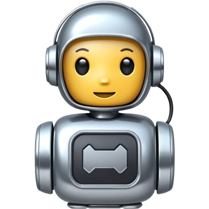 pricetag on digital bot logo emoji