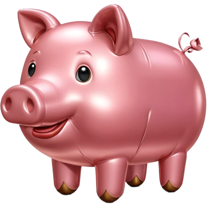 spam meat jeff koons style inflatable pig balloon emoji