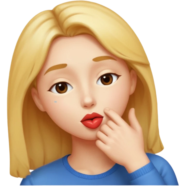 The I show speed kiss face emoji