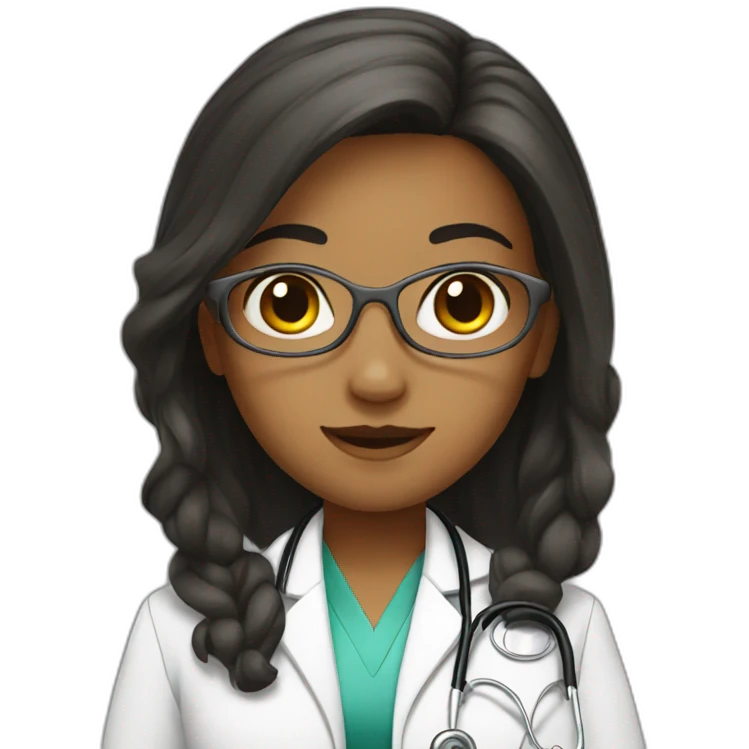 girl doctor emoji