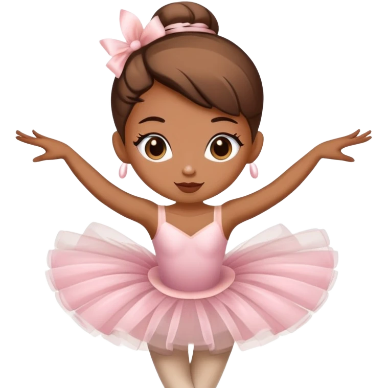 Capucchino dressed as ballerina emoji