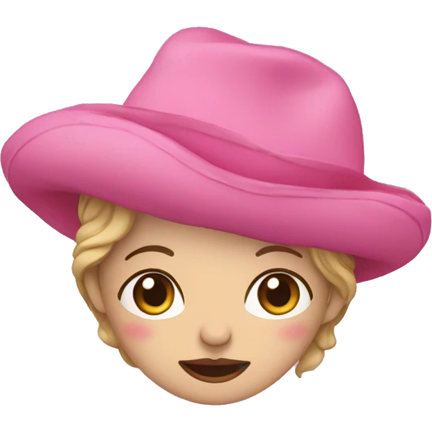un cerecho de caricatura, con capa y muy fuerte en colore rosas emoji