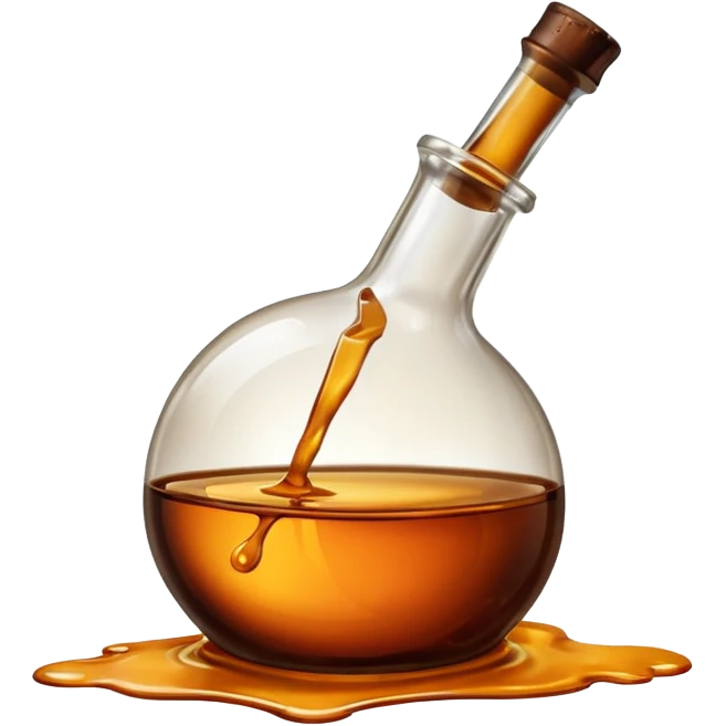 spilled brendy bottle emoji