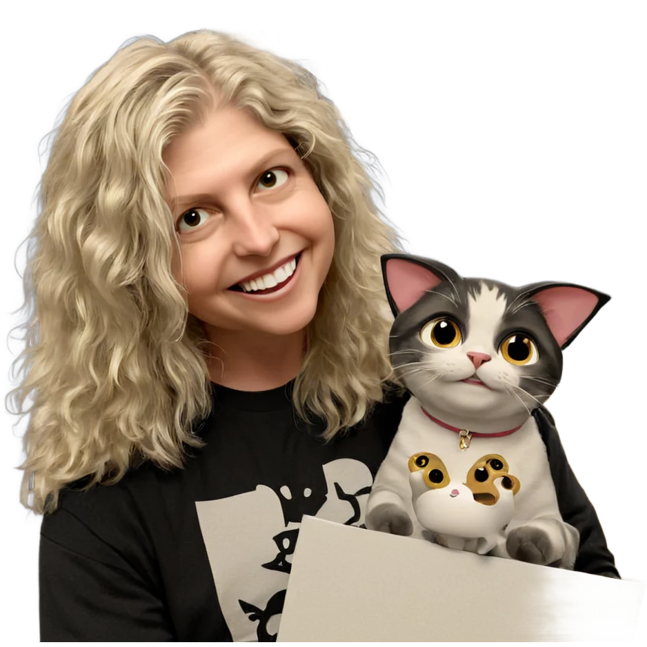 smiling boy with cat ears emoji