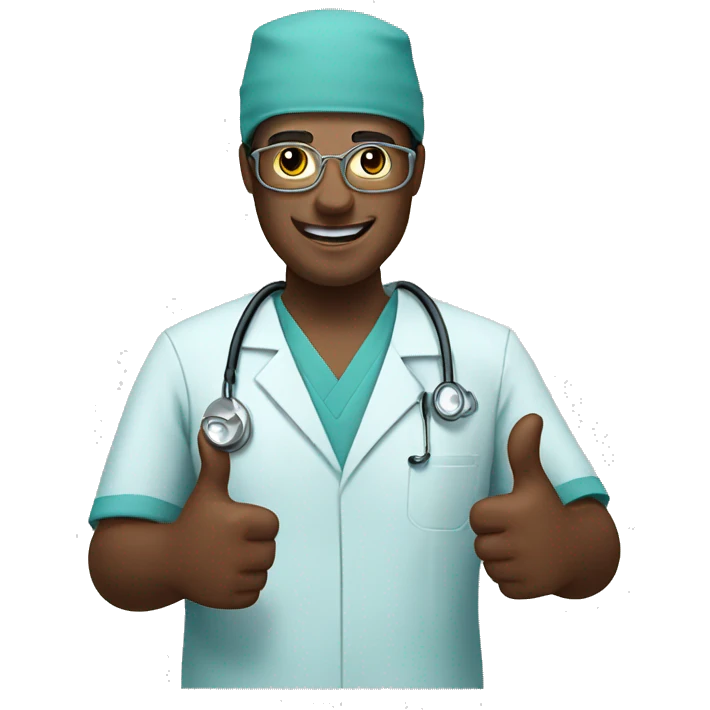 Surgeon thumbs up emoji