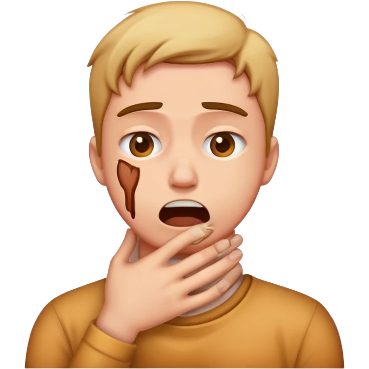 Chocking emote emoji