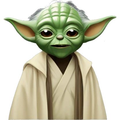 Yoda laugh with dark vador emoji