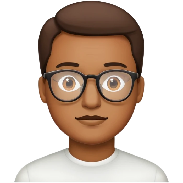 Man wearing glasses emoji
