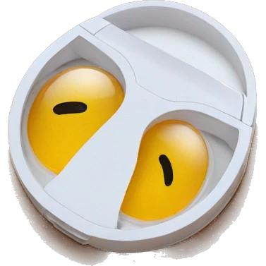 prescription contact lens case emoji