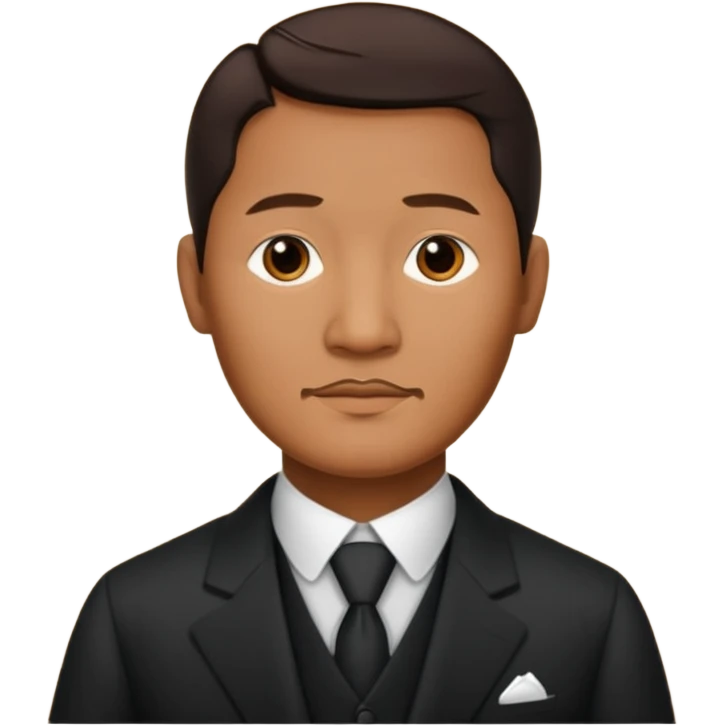 Jose Rizal. The national hero of the Philippines emoji