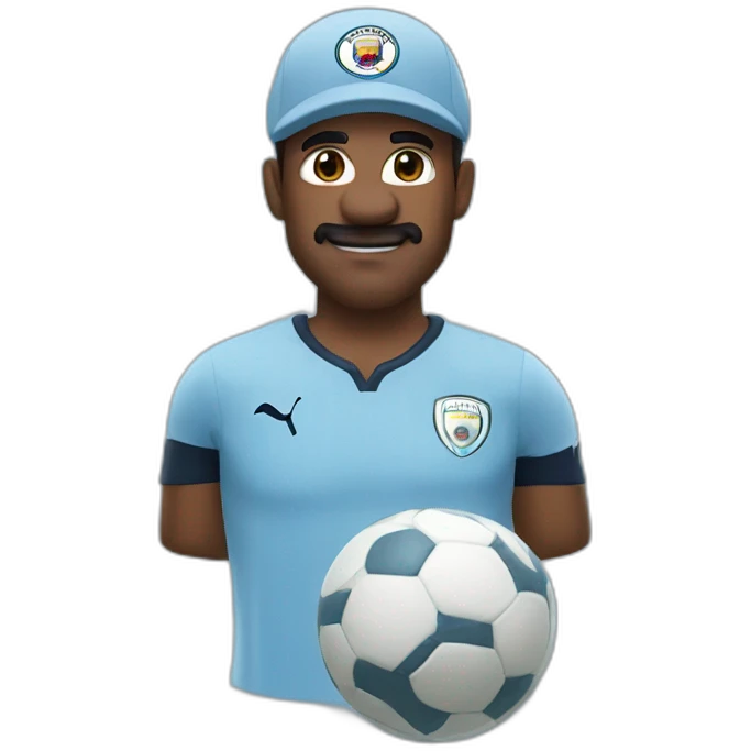 mario in manchester city jersey emoji