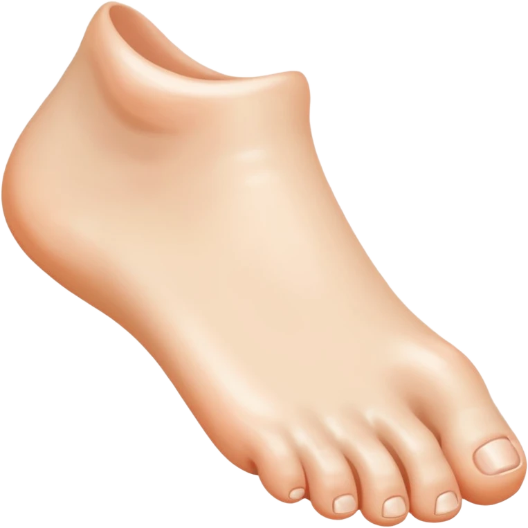 top of foot emoji